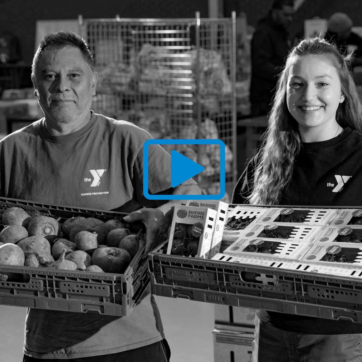 ymca food warehouse workers