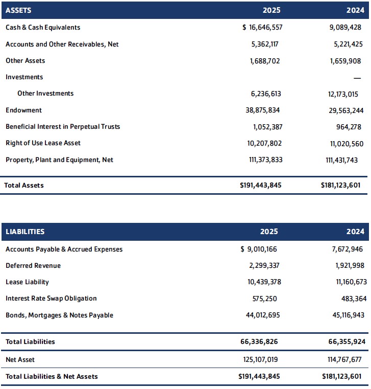 assets and liabilities 2025