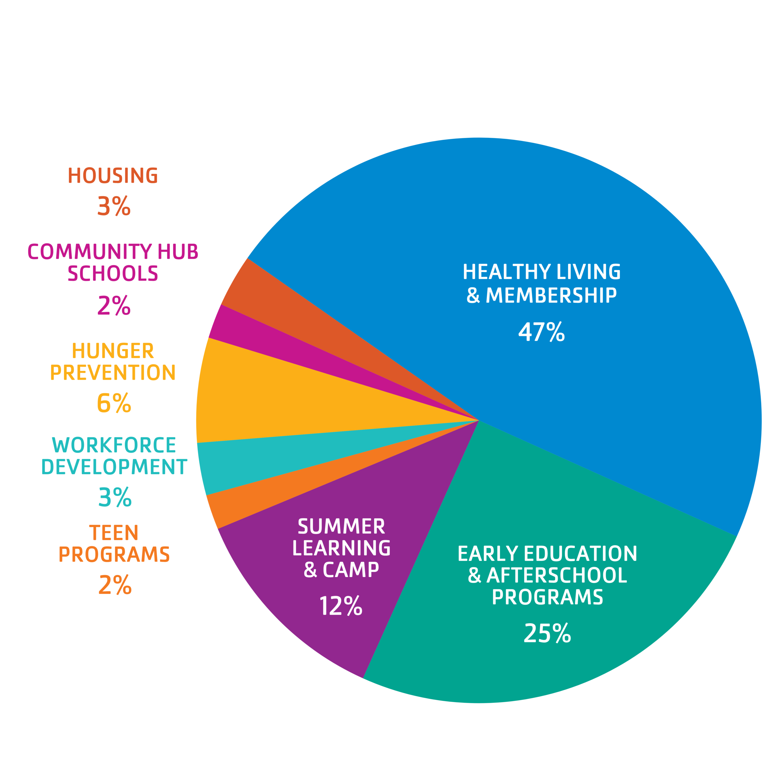 2025 financials pie chart
